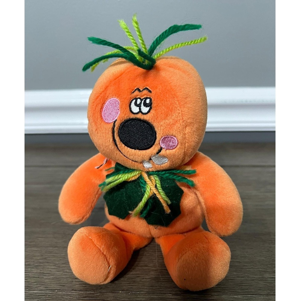 Kids of America Orange Pumpkin Kid Plush Toy Stuffed Animal ‎ Halloween